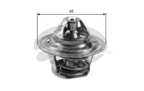 Thermostat, coolant TH27188G1 Gates