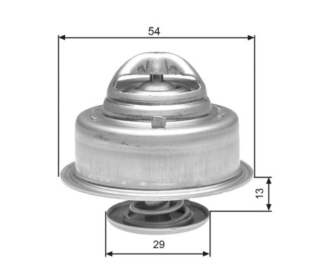 Thermostat, coolant TH27592G1 Gates, Image 2
