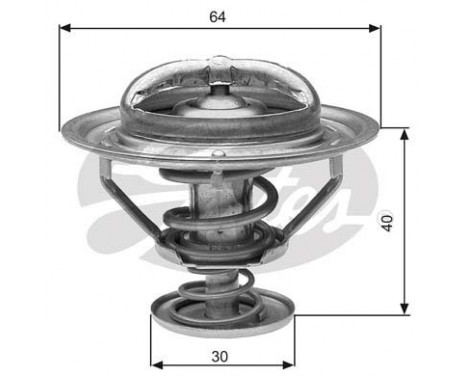 Thermostat, coolant TH31182G1 Gates