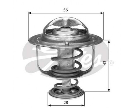 Thermostat, coolant TH31271G1 Gates
