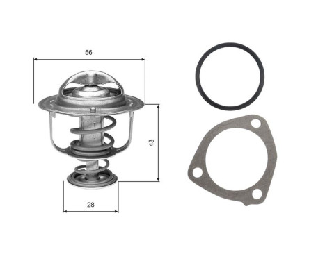 Thermostat, coolant TH31276G1 Gates