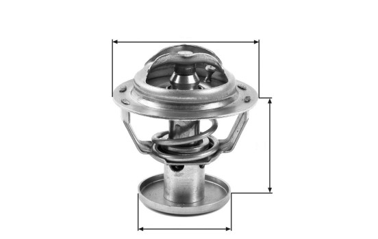 Thermostat, coolant TH32387G1 Gates
