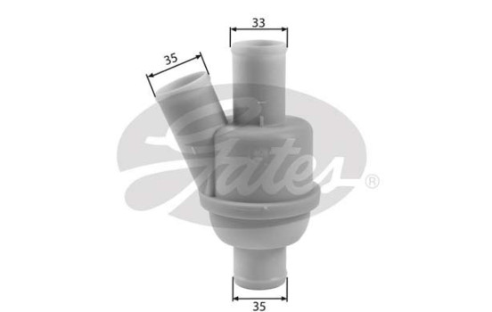 Thermostat, coolant TH35882 Gates