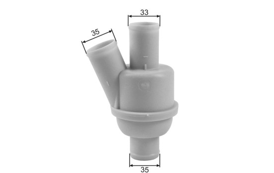 Thermostat, coolant TH35882 Gates, Image 2