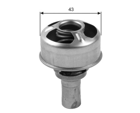 Thermostat, coolant TH36075 Gates, Image 2