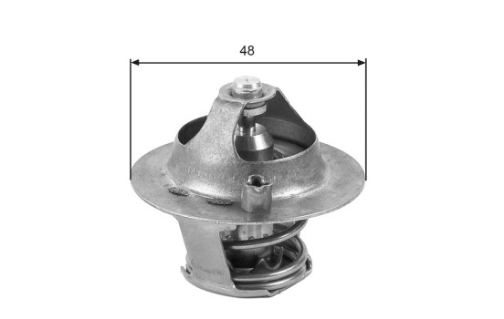 Thermostat, coolant TH39374G1 Gates, Image 2