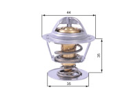 Thermostat, coolant TH43688G1 Gates