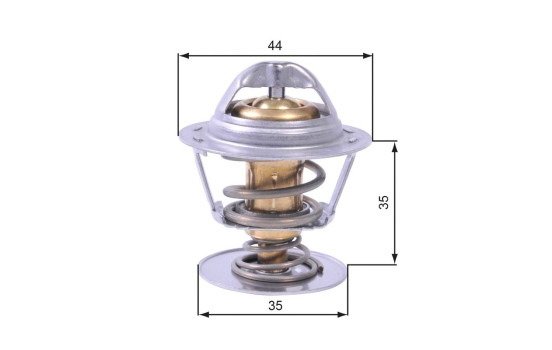 Thermostat, coolant TH43688G1 Gates