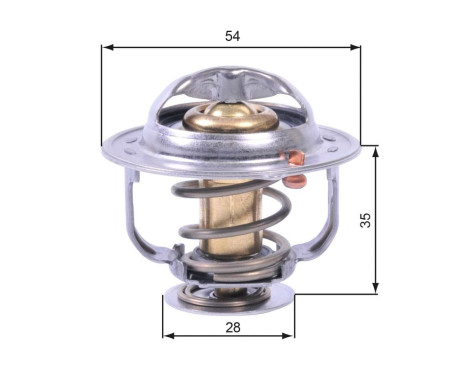 Thermostat, coolant TH43880G1 Gates