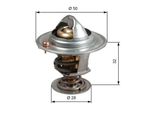 Thermostat, coolant TH50588G1 Gates