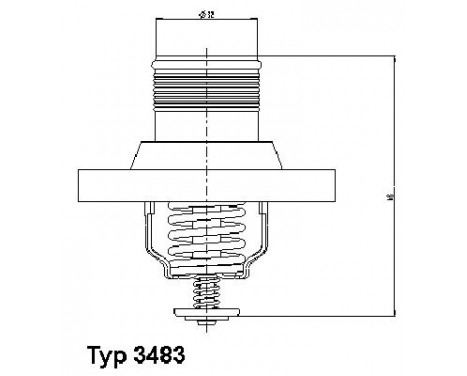 Thermostat, coolant