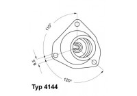 Thermostat, coolant
