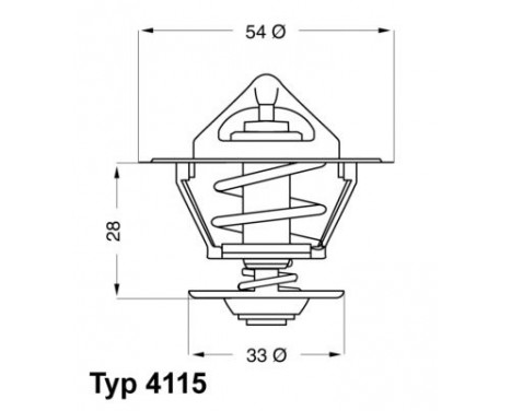 Thermostat, coolant