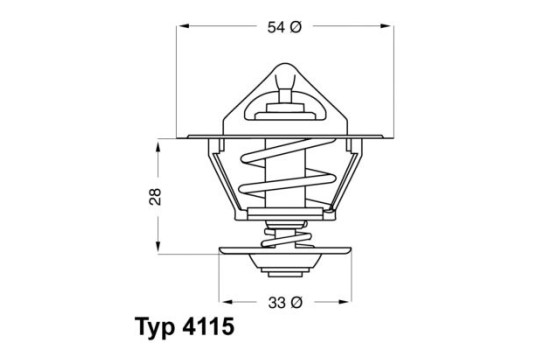 Thermostat, coolant