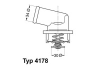 Thermostat, coolant