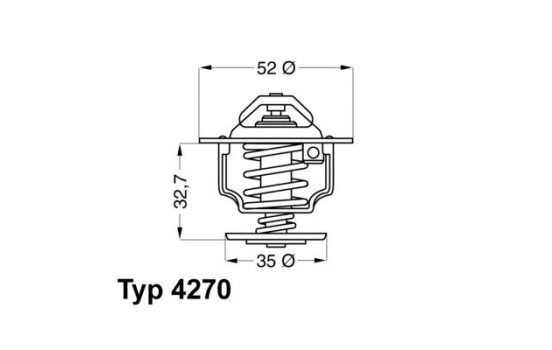 Thermostat, coolant