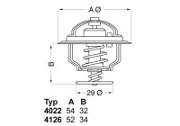 Thermostat, coolant