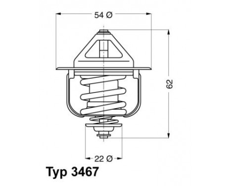 Thermostat, coolant