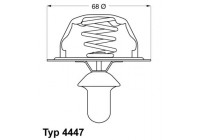 Thermostat, coolant