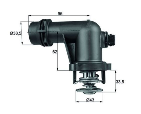 Thermostat, coolant