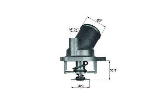 Thermostat, coolant