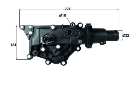 Thermostat, coolant