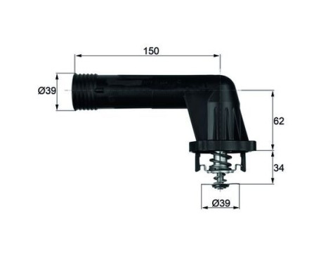 Thermostat, coolant, Image 2