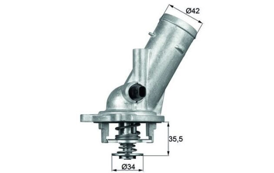 Thermostat, coolant