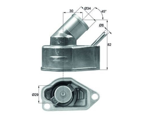 Thermostat, coolant