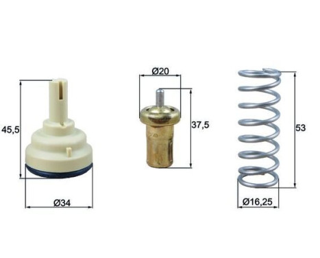 Thermostat, coolant