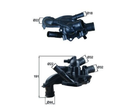 Thermostat, coolant