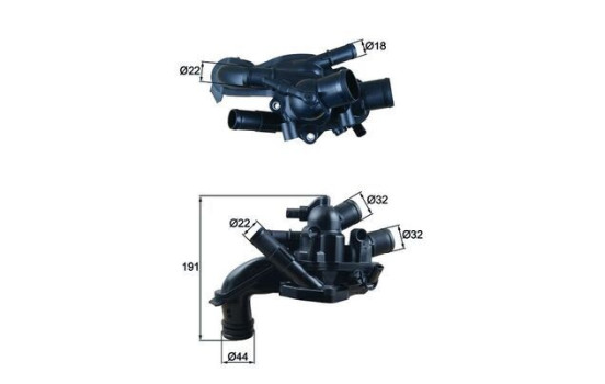 Thermostat, coolant