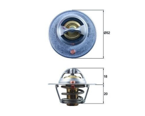 Thermostat, coolant