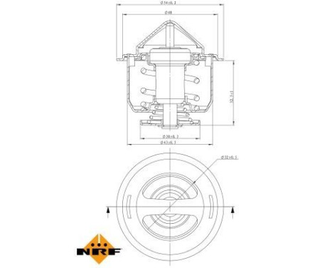 Thermostat, coolant