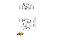Thermostat, coolant