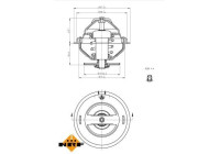 Thermostat, coolant