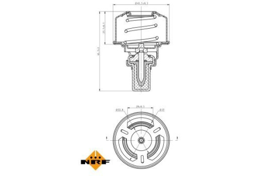 Thermostat, coolant