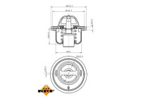 Thermostat, coolant
