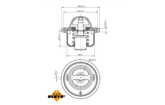 Thermostat, coolant