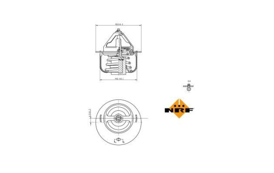 Thermostat, coolant