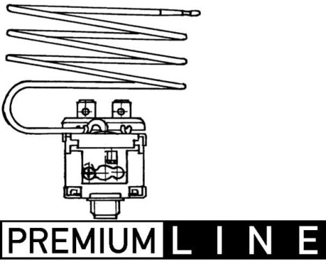 Temperature switch, air conditioning fan