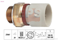 Temperature Switch, radiator fan Made in Italy - OE Equivalent 1.850.674 EPS Facet