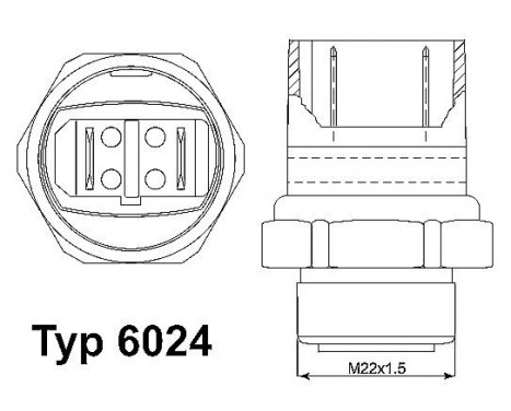 Temperature Switch, radiator fan