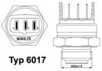 Temperature Switch, radiator fan