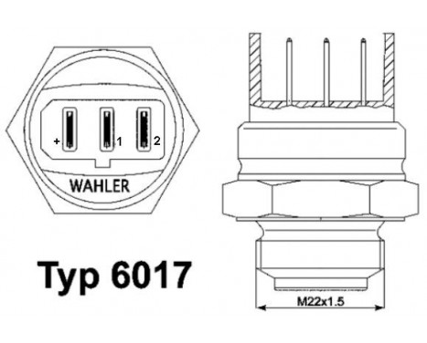 Temperature Switch, radiator fan