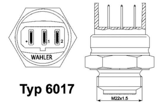 Temperature Switch, radiator fan