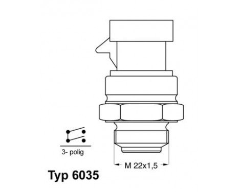 Temperature Switch, radiator fan