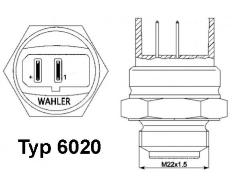 Temperature Switch, radiator fan