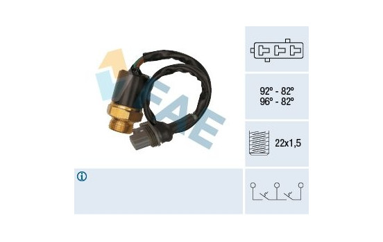 Temperature Switch, radiator fan