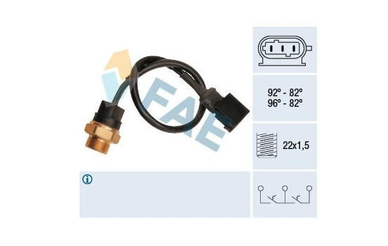 Temperature Switch, radiator fan